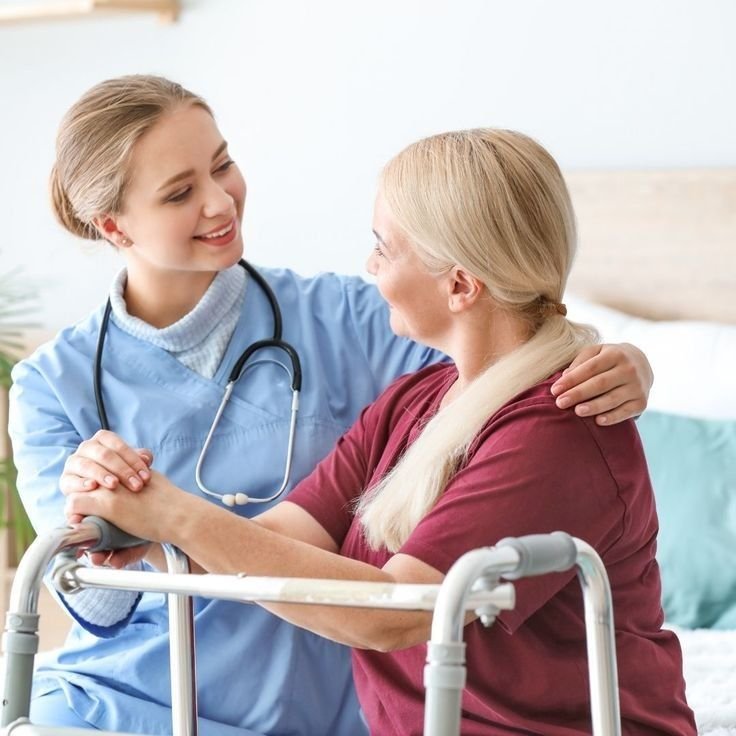 Care Home Staff with Residents